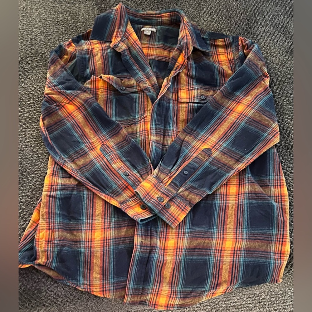 Beautiful colored male flannel shirt